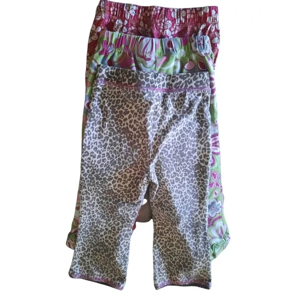 The Children's Place Bundle 1 Pink Top, 3 Matching Pants Size 3T - Picture 7 of 8